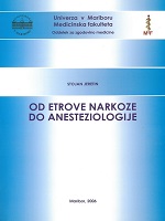 Naslovnica knjige Od etrove narkoze do anesteziologije.