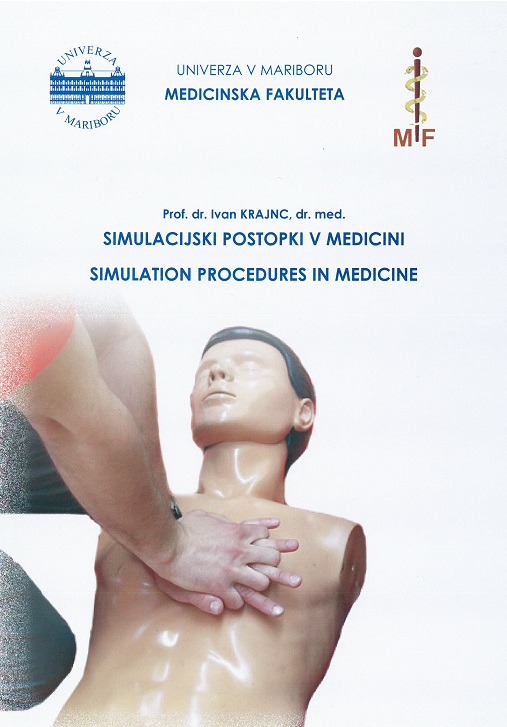 Naslovnica priročnika Simulacijski postopki v medicini.