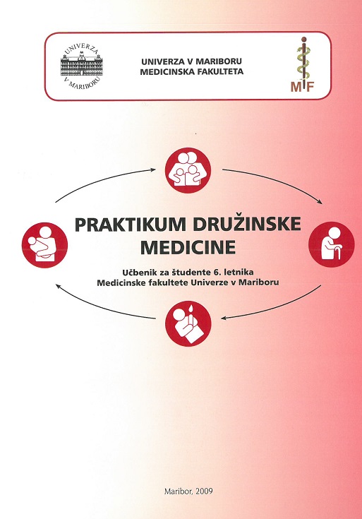 Naslovnica priročnika Praktikum družinske medicine.