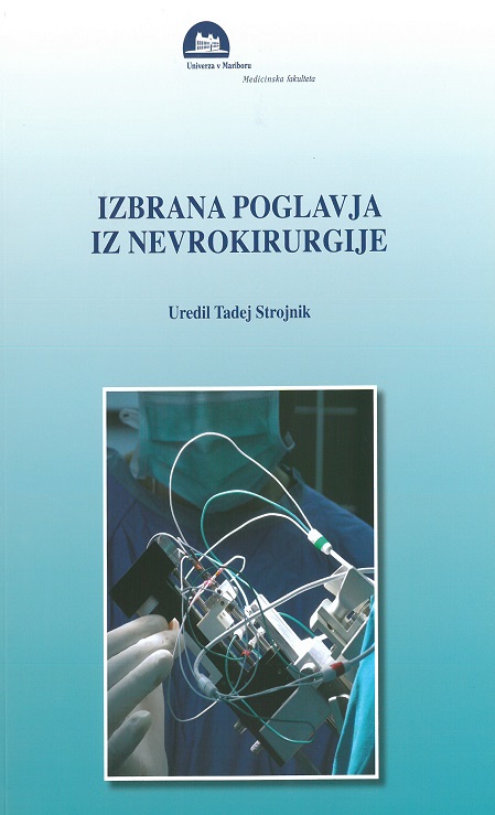 Naslovnica knjige Izbrana poglavja iz nevrokirurgije.