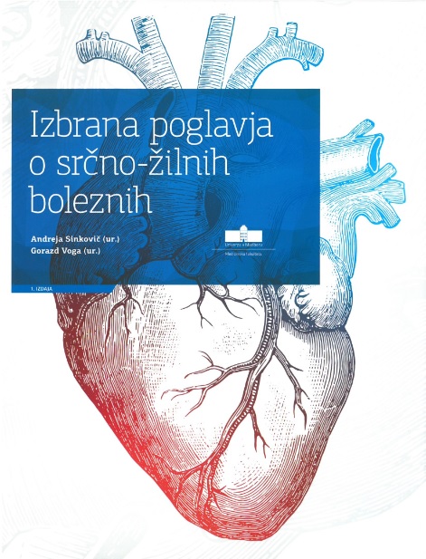 Naslovnica knjige Izbrana poglavja o srčno-žilnih boleznih.