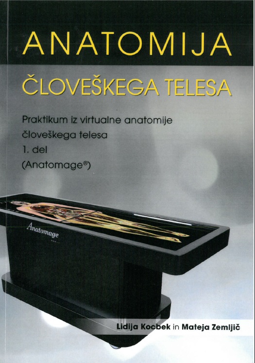 Naslovnica knjige Anatomija človeškega telesa.