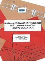 Naslovnica učbenika Izbrana poglavja iz fiziologije za študente medicine z navodili za vaje.
