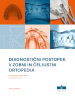 Naslovnica učbenika Diagnostični postopek v zobni in čeljustni ortopediji.